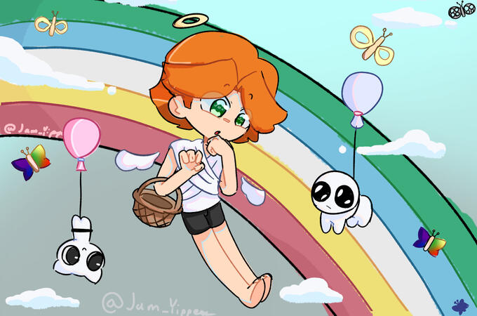 Disability flag as a drawing